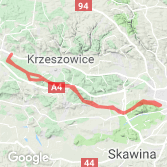 Mapa X Jubileuszowy Rekreacyjny Rajd Rowerowy Kraków - Trzebinia